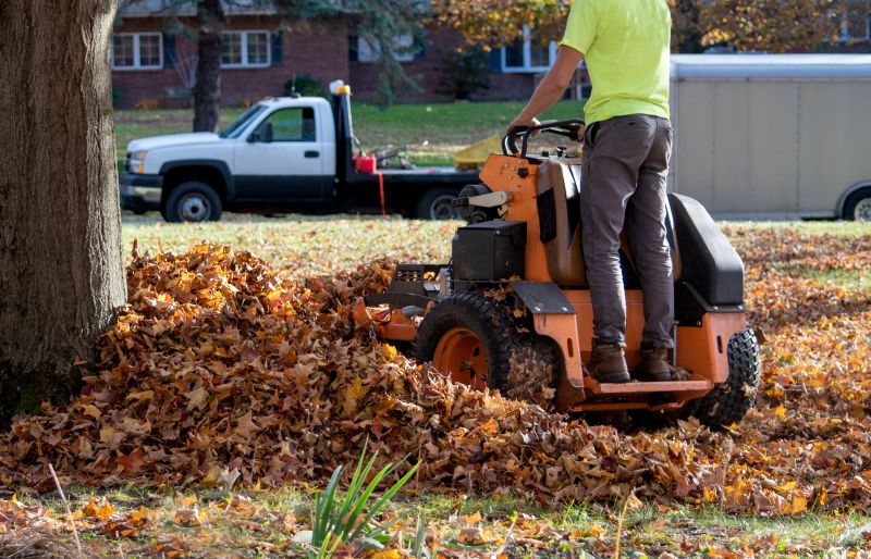 Mulch Blowing